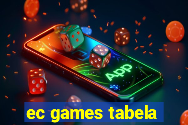 ec games tabela